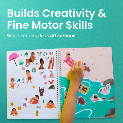 12 months Sticker Book