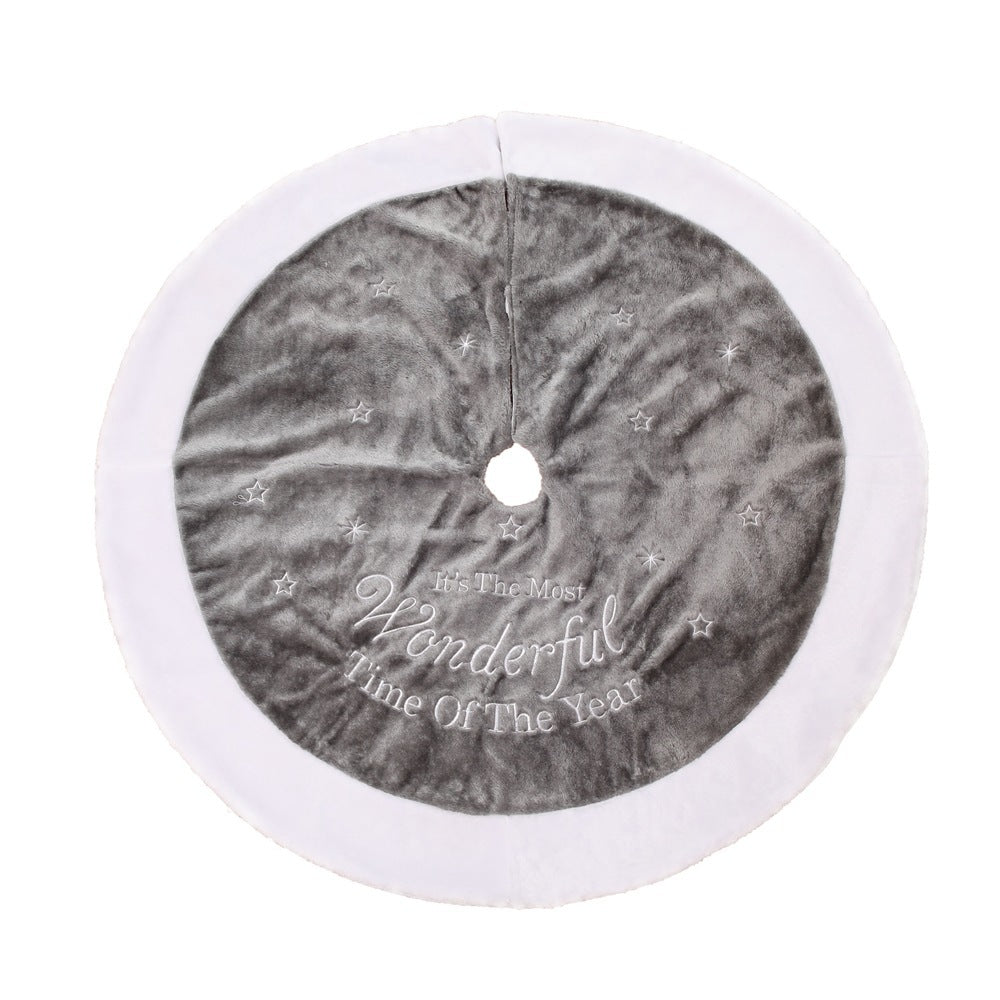 Christmas Tree Skirt Decorations Gift Scene Decor