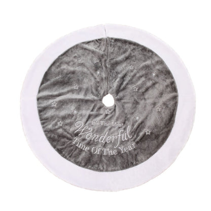 Christmas Tree Skirt Decorations Gift Scene Decor