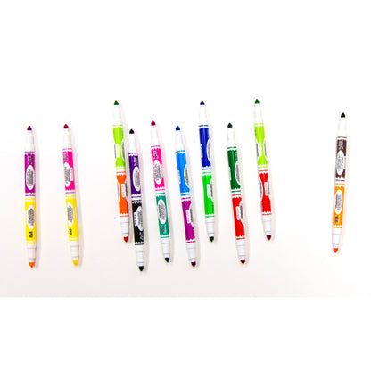 8 Double-Tip Washable Markers