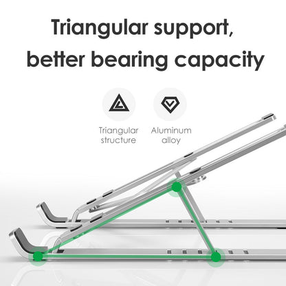 Portable Adjustable Laptop Stand with Cooling Function
