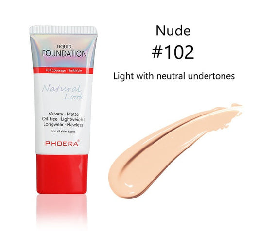 Matte Silky Tube Liquid Foundation