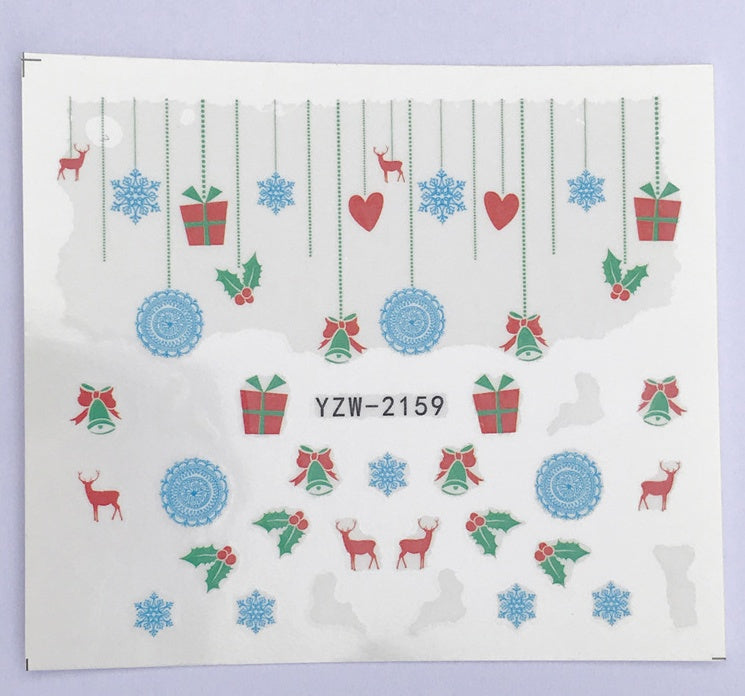 Christmas Water Transfer Nail Stickers
