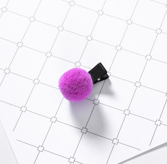 Korean Candy-Colored Hair Ball Hair Tie