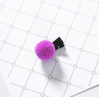 Korean Candy-Colored Hair Ball Hair Tie