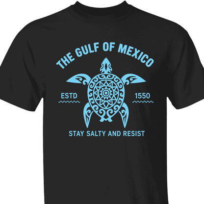 Gulf of Mexico Stay Salty Resistance Shirt, Resist Shirt, 8647 Anti Trump Shirt, Democrat Shirt, Democrat Gift Shirt - 682168