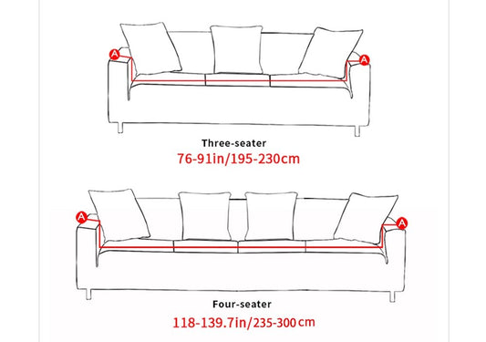 Single double triple four seater sofa cover