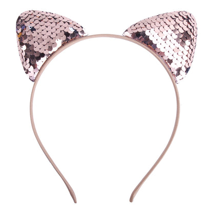 Cartoon Quicksand Headband Sweet Cat Ears