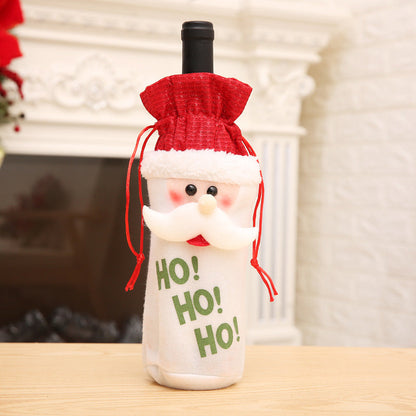 Christmas Wine Bottle Socks Decor