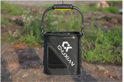 Foldable EVA Fishing Bucket with Rope