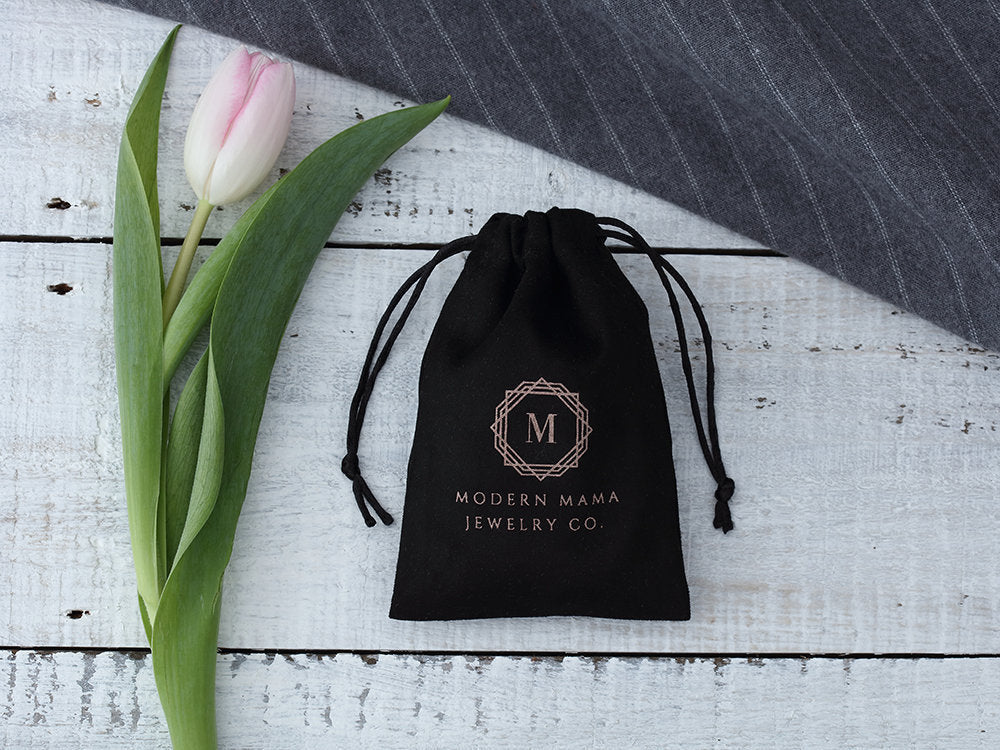 Flannel Drawstring Jewelry & Earphone Storage Bag