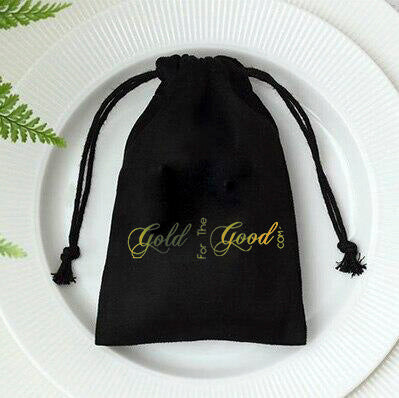 Flannel Drawstring Jewelry & Earphone Storage Bag