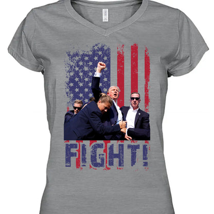 Trump Fight 2024 Shirt | Trump 2024 Pennsylvania Rally | Trump Supporters Shirt Bright T1128 - GOP