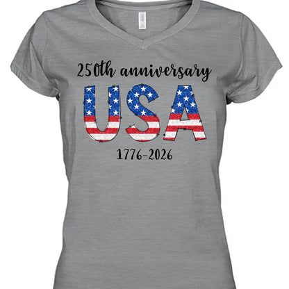 Happy 250 Years Birthday USA Shirt | America Anniversary | 4th of July Shirt | Independence Day Shirt 682482