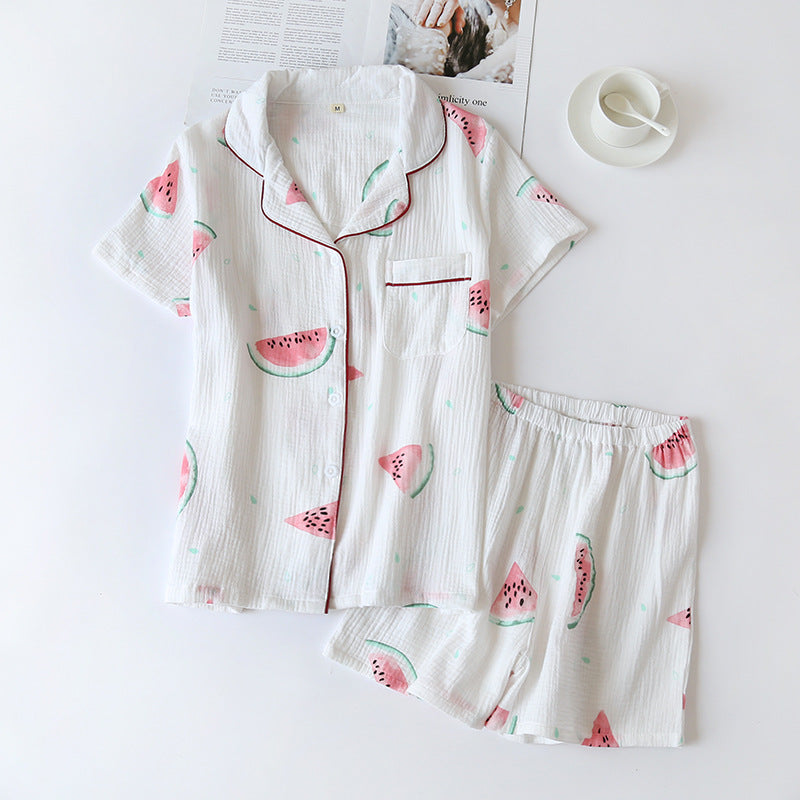 Cotton Crepe Pajamas Shorts