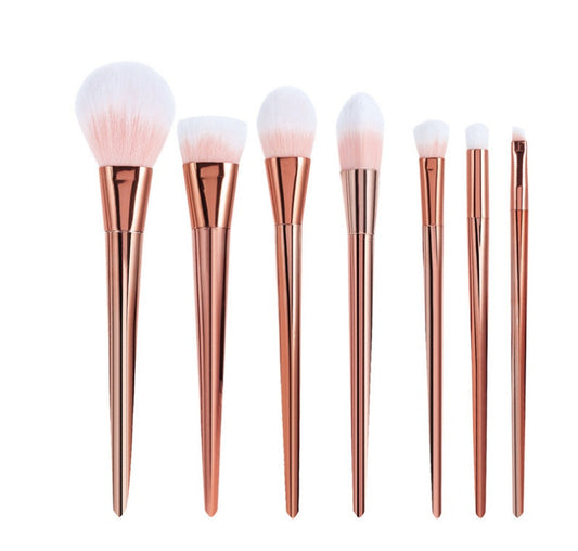 Rhombus 7 Makeup Brush Set: Foundation, Eye Shadow