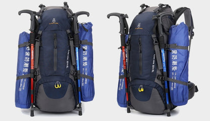 Mountaineering waterproof outdoor sports nylon bag Wild camping backpack