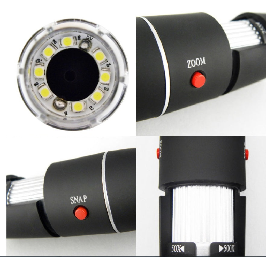 1000 times usb microscope, electron microscope, suction cup holder, digital microscope