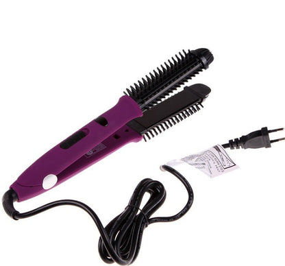 Electric Hair Curler Straightener Comb