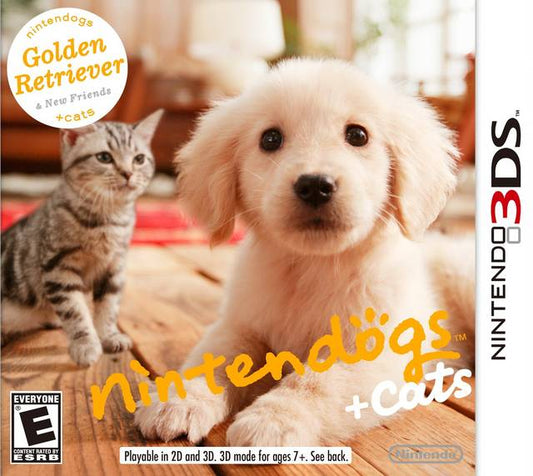 Nintendogs + Cats: Golden Retriever & New Friends (Nintendo 3DS)