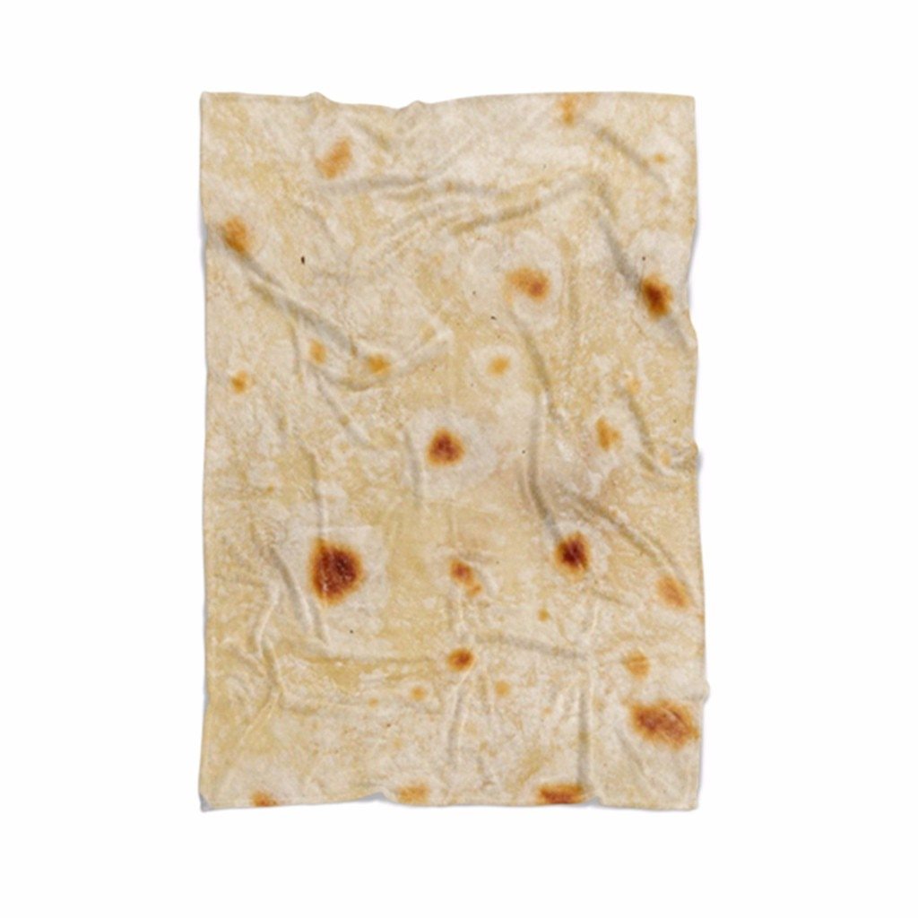 Flannel Burrito Blanket 280GSM Round Travel Throw