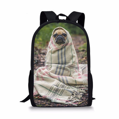 Pug Primary School Backpack for Kid