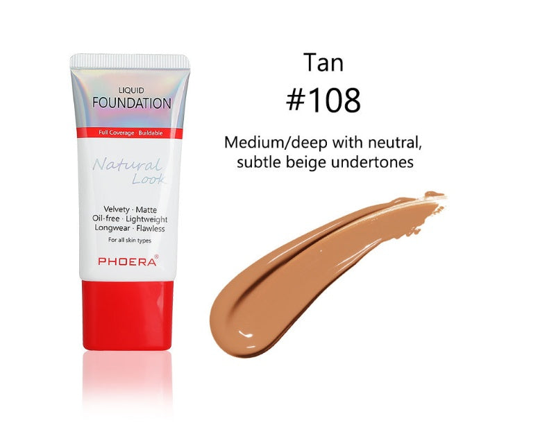 Matte Silky Tube Liquid Foundation