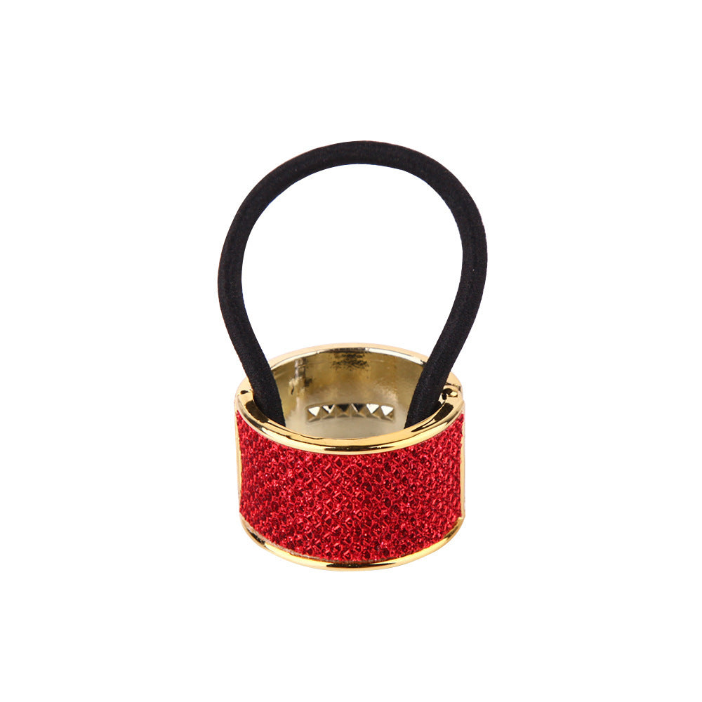 Korean Alloy Hair Tie Rose Gold Ponytail Buckle