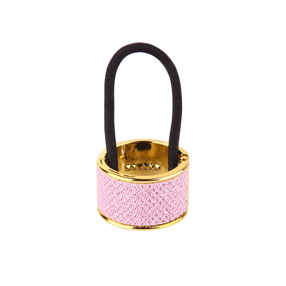 Korean Alloy Hair Tie Rose Gold Ponytail Buckle