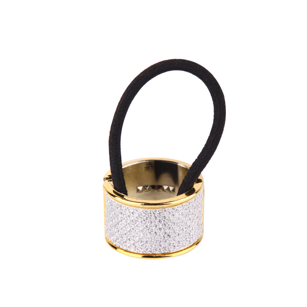 Korean Alloy Hair Tie Rose Gold Ponytail Buckle