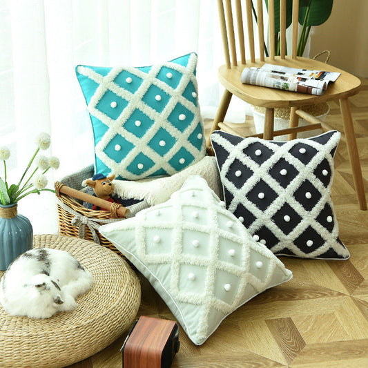 Creative Tufted Moroccan Ball Pillow