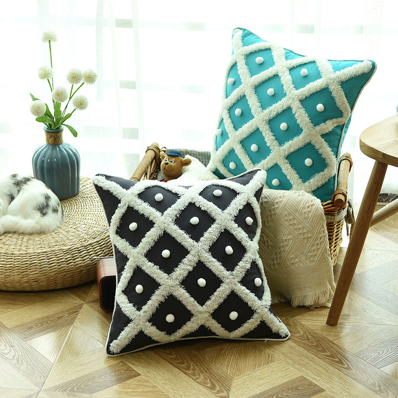 Creative Tufted Moroccan Ball Pillow