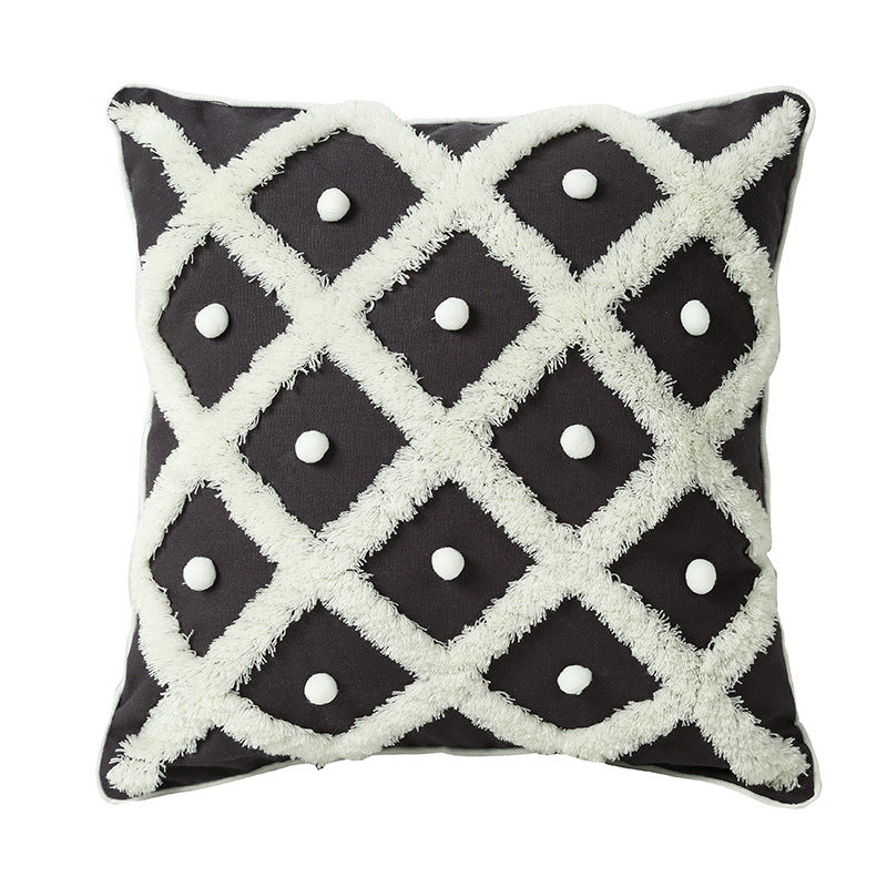 Creative Tufted Moroccan Ball Pillow