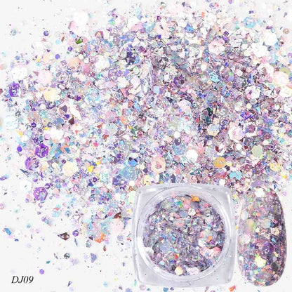 Glitter Light Change Onion Pink Symphony Sequin