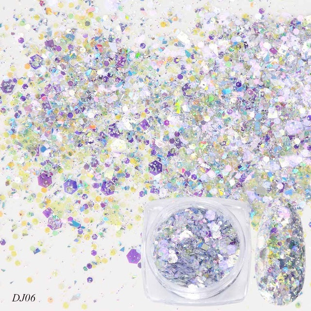 Glitter Light Change Onion Pink Symphony Sequin