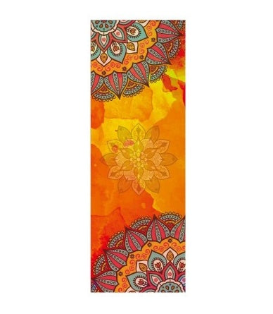 Patterned Anti-Skid Yoga Mat Towel