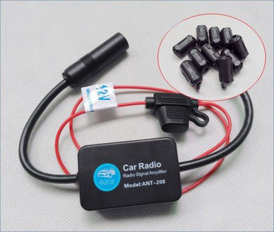 12V Car FM Antenna Amplifier