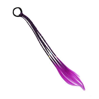 Gradient Color Dirty Braid High Temperature Silk Pigtail