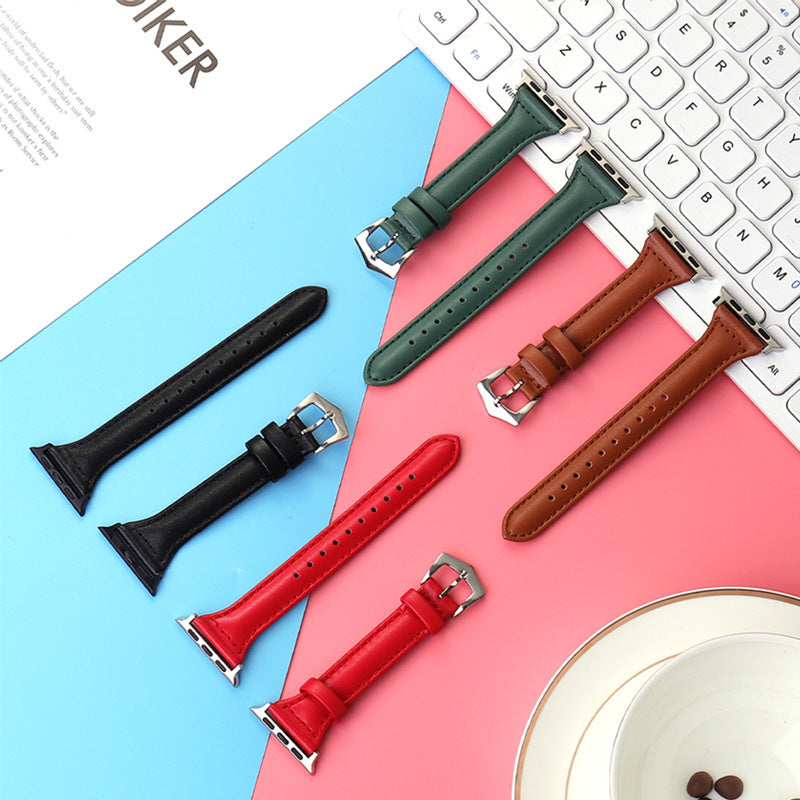 Leather Waist Wristband Watch Strap