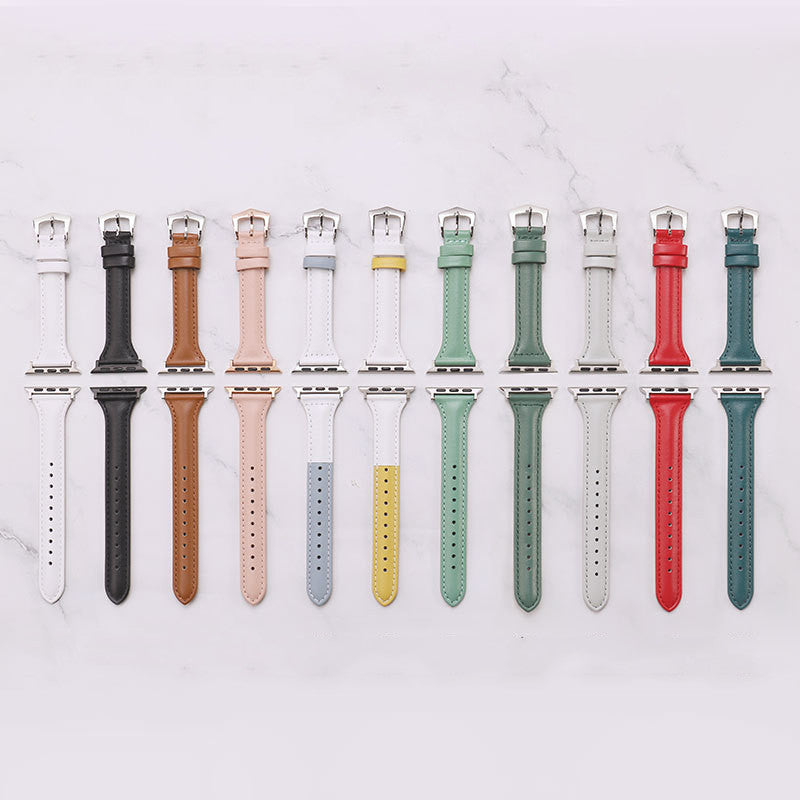 Leather Waist Wristband Watch Strap