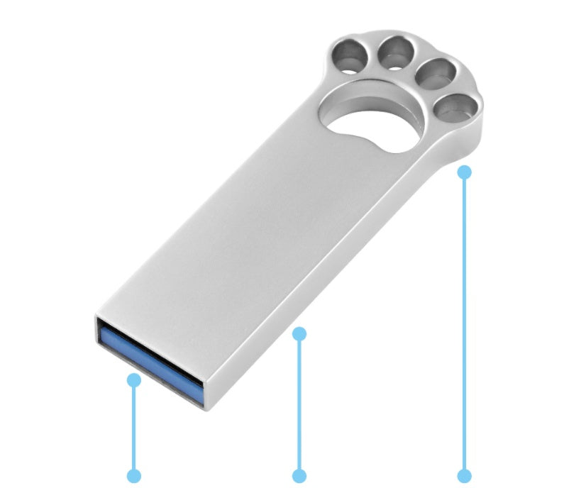 Custom Metal Waterproof USB Drive - Compact Gift