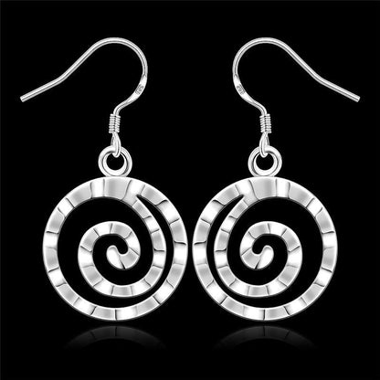 Round Earrings Threaded Earrings