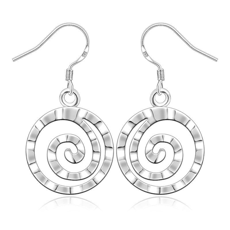 Round Earrings Threaded Earrings