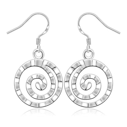 Round Earrings Threaded Earrings