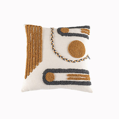 Ethnic Hand-Tufted Velvet Pillow Cover