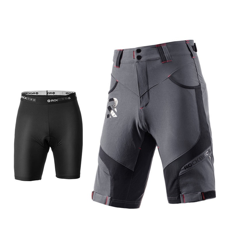 Men's Quick-Dry Double-Layer Outdoor Cycling Trousers