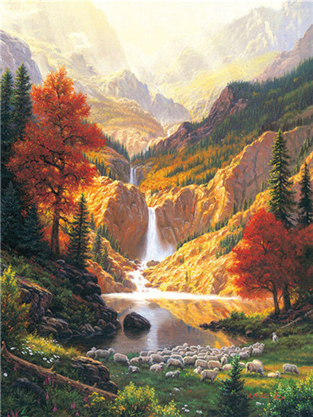 Diamond Painting, Reflection, Tree Decoration, Digital Oil Painting, Cross Stitch