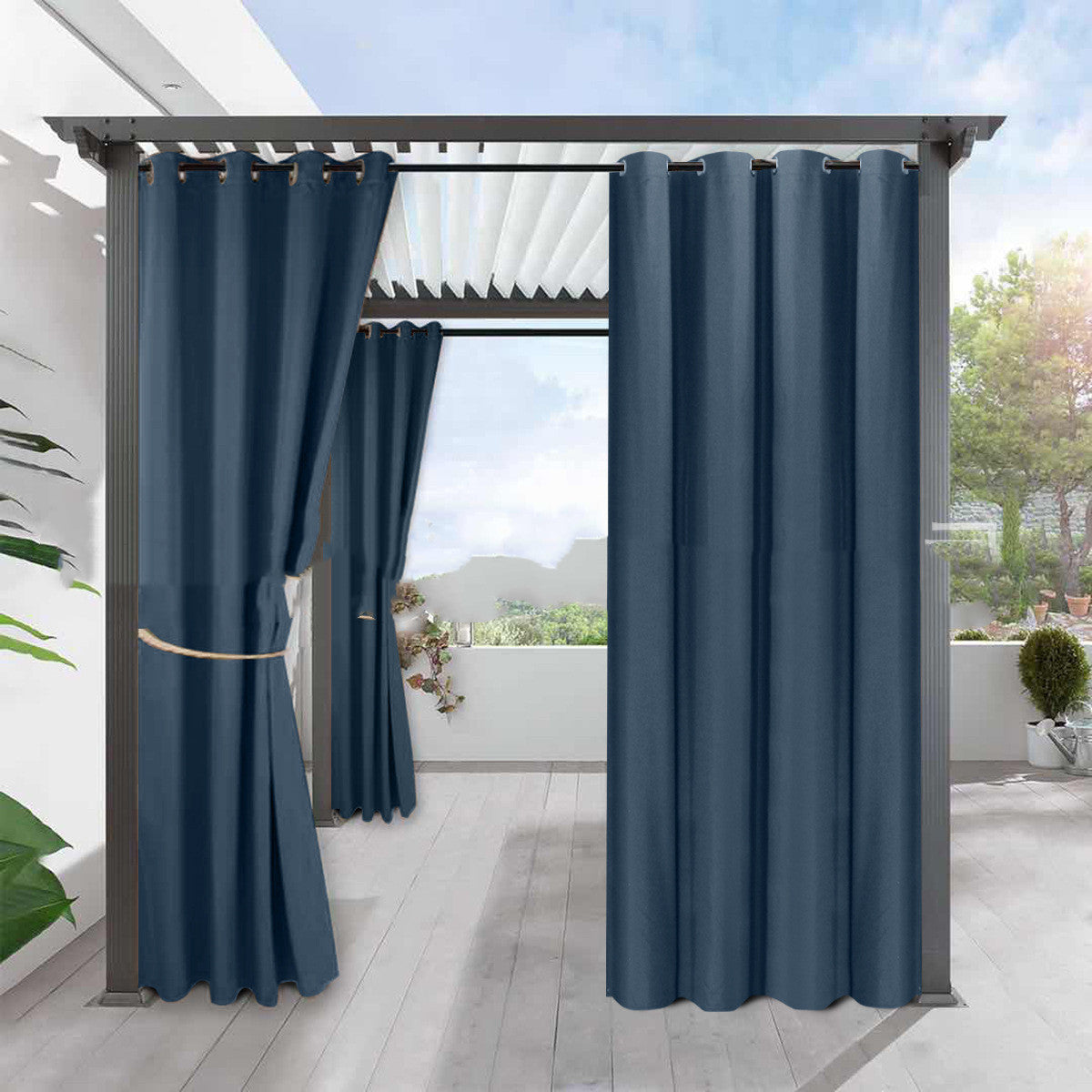 Blackout Linen Heat Insulation Curtain