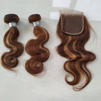 Piano Color Body Wave Human Hair Bundle