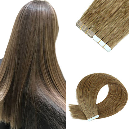 Double-sided Adhesive PU Hair Extension Piece Wig